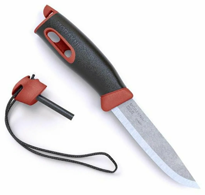 Нож Morakniv Companion Spark Red нержавеющая сталь - фото 22610