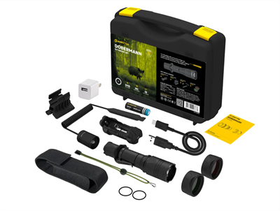 Фонарь Armytek Dobermann Extended Set холодный свет F02005C - фото 22736