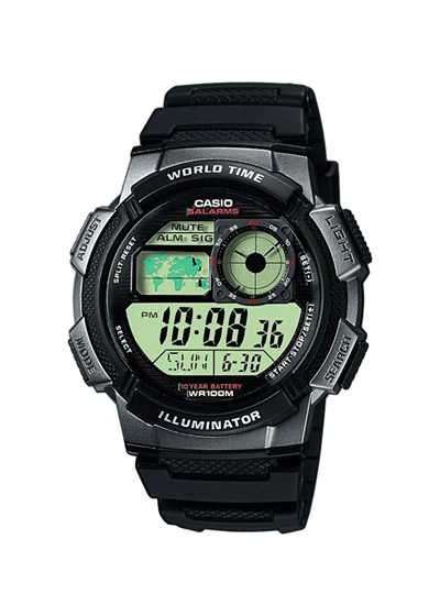 Часы наручные Casio Illuminator AE-1000W-1B - фото 24511