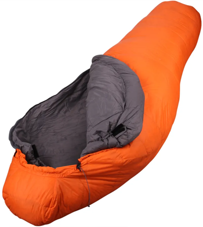 Спальный мешок пуховый Сплав Adventure Permafrost -11 оранжевый - фото 6243